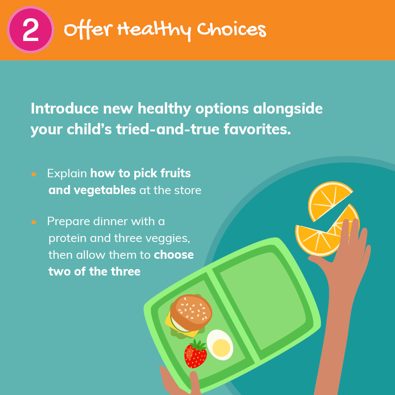 TrueCare Kids Healthy Eating Tip 2 Infographic