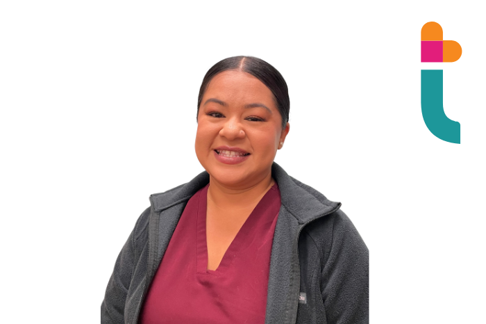 melissa rodriguez A picture of Melissa Rodriguez smiling because she took a chance on medical receptionist jobs in San Diego.