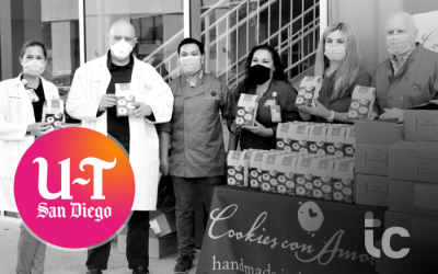 San Diego Union Tribune – Cookies Delivered to Healthcare Workers as Thank You!